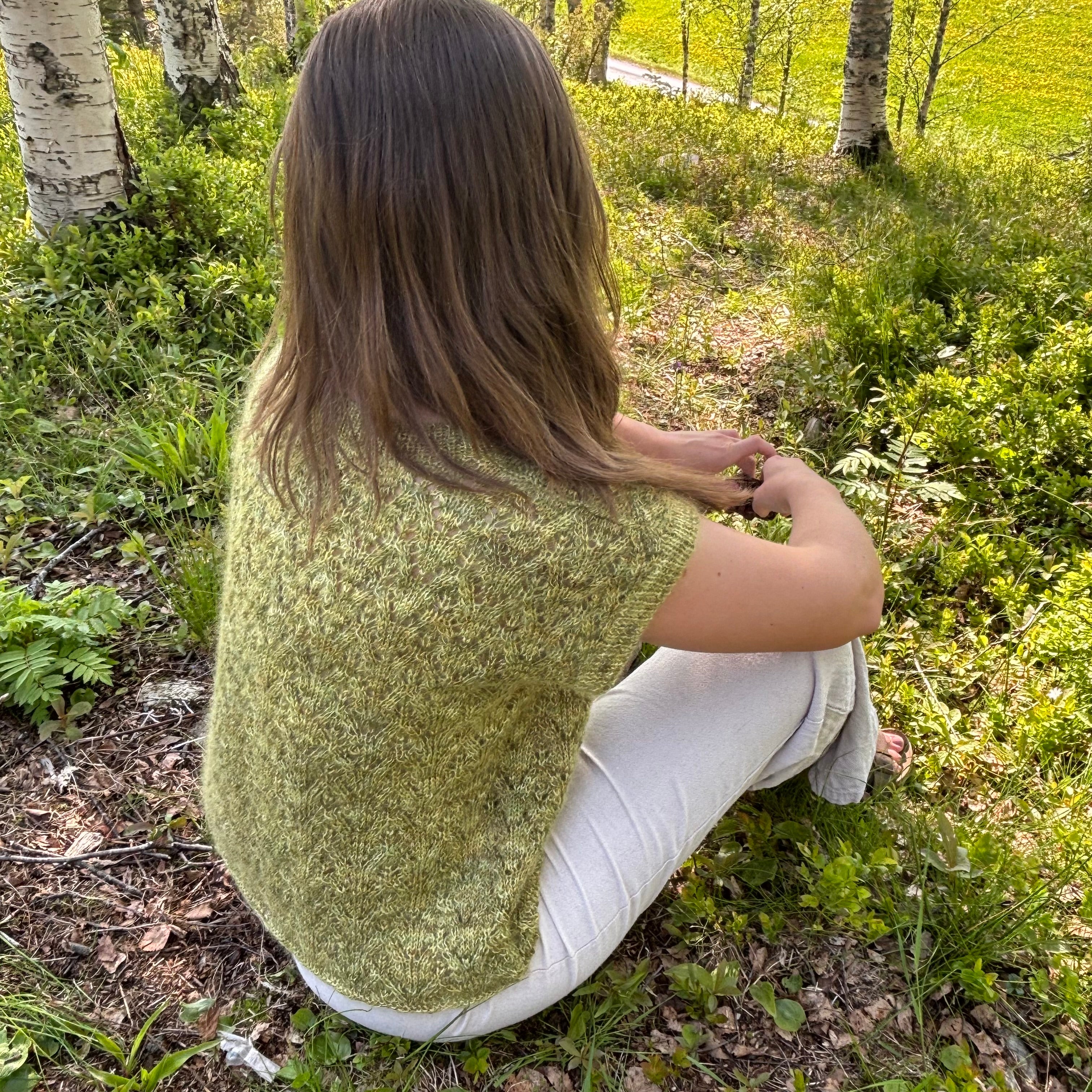 Sukkertoppen i håndfarget garn